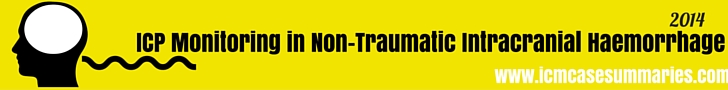 ICP Monitoring in Non-Traumatic Intracranial Haemorrhage