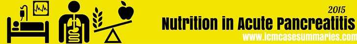 Nutrition in Acute Pancreatitis