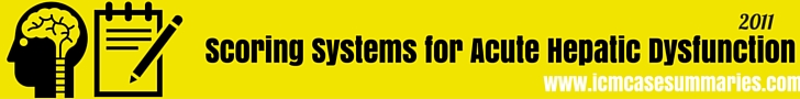 Scoring Systems for Acute Hepatic Dysfunction
